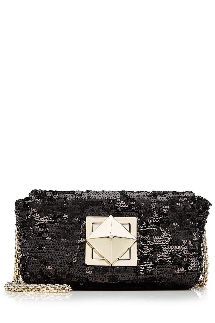 Sonia Rykiel Sonia Rykiel Sequin Shoulder Bag - Black