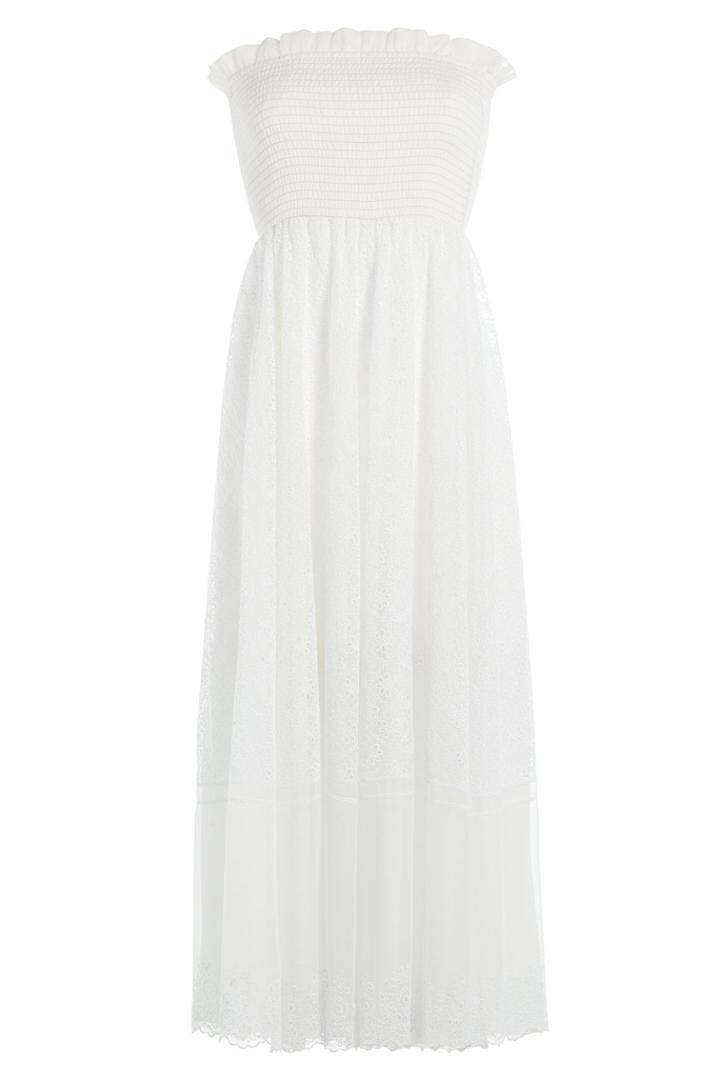 Philosophy Di Lorenzo Serafini Philosophy Di Lorenzo Serafini Bandeau Cotton Dress - White
