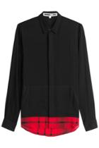 Mcq Alexander Mcqueen Mcq Alexander Mcqueen Shirt With Tartan Contrast - Black