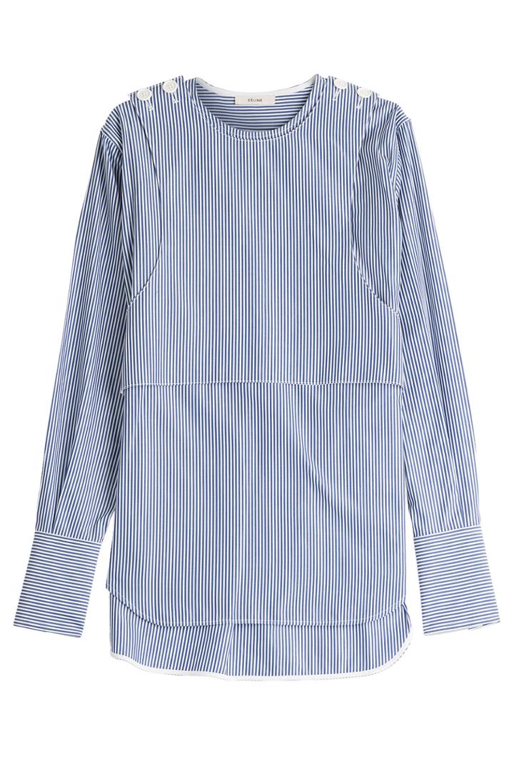Céline Céline Striped Cotton Blouse - Stripes