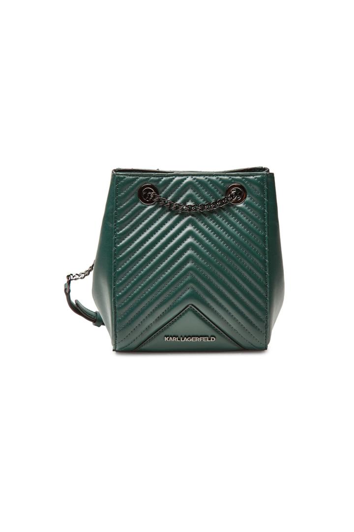 Karl Lagerfeld Karl Lagerfeld K/klassik Quilted Leather Bucket Bag