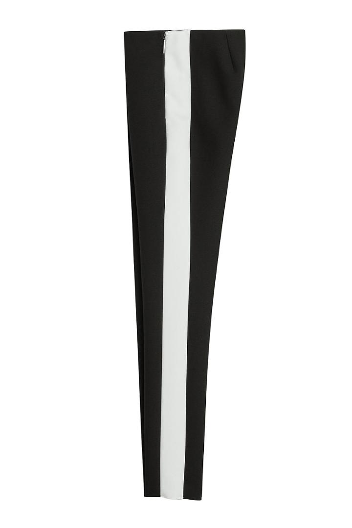 Msgm Msgm Tailored Pants With White Stripes