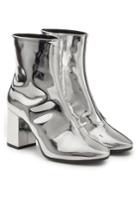 Balenciaga Balenciaga Mirror Metallic Leather Ankle Boots