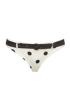 Solid & Striped Solid & Striped The Rachel Polka Dot Bikini Bottoms With Belt