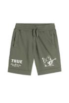 True Religion True Religion Logo Print Sweatshorts - Green
