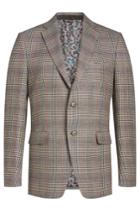 Etro Etro Glen Plaid Blazer In Linen, Wool And Cotton