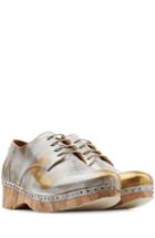 Maison Martin Margiela Metallic Leather Lace-ups