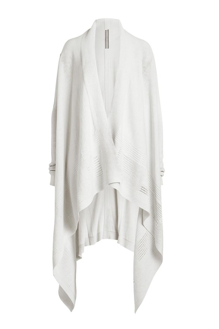 Rick Owens Rick Owens Asymmetric Cardigan With Cotton