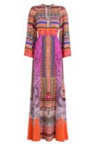 Etro Etro Printed Silk Maxi Dress - Multicolored