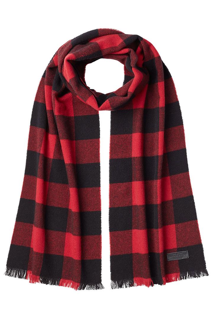 Dsquared2 Dsquared2 Wool Buffalo Check Scarf