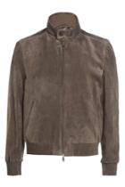Brioni Brioni Suede Jacket - Brown