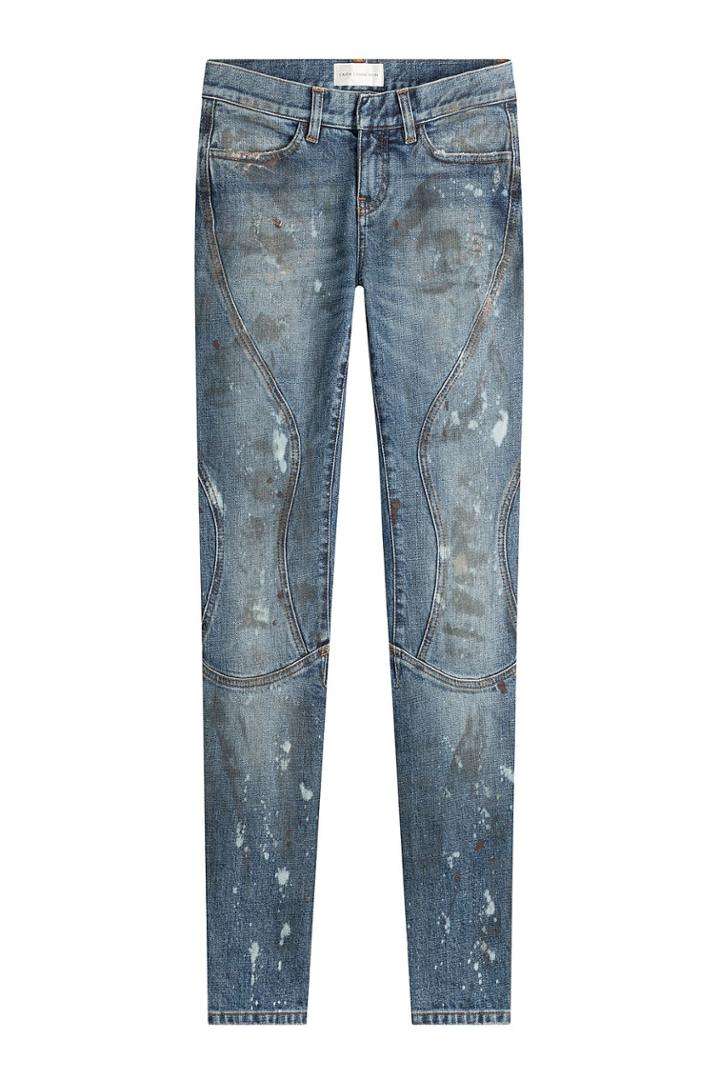 Faith Connexion Faith Connexion Cropped And Distressed Skinny Jeans - Blue