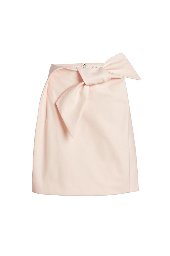 Delpozo Delpozo Stylebop.com Exclusive Bow Skirt In Cotton