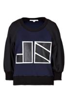 Jonathan Simkhai Jonathan Simkhai Neoprene Logo Sweatshirt - Black
