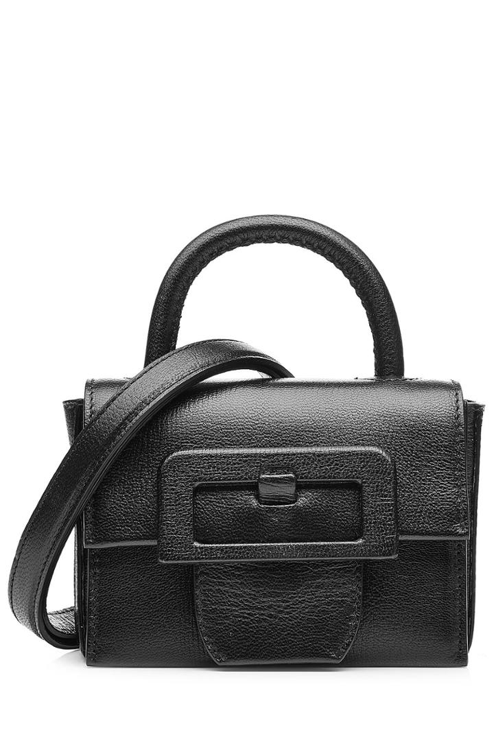 Maison Margiela Maison Margiela Leather Petite Satchel With Oversized Buckle