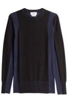 Dkny Dkny Two-tone Pullover With Merino Wool - Blue