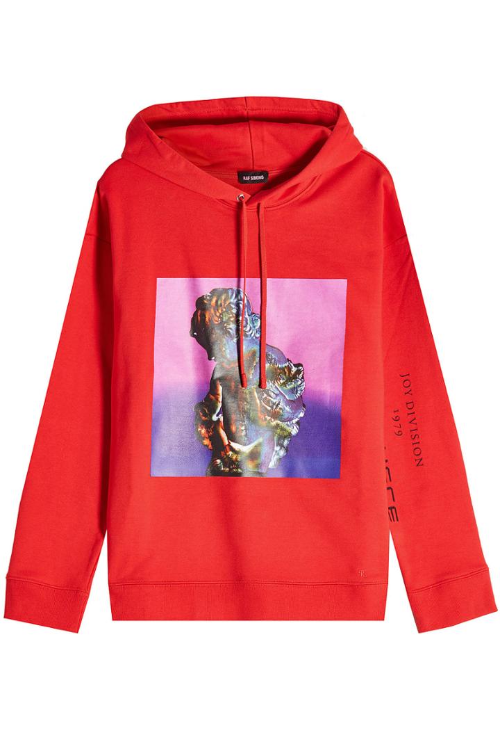 Raf Simons Raf Simons Printed Cotton Hoody