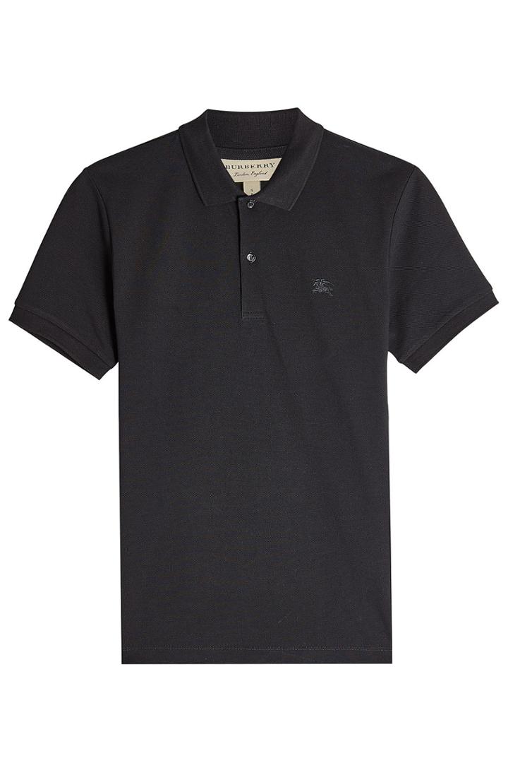 Burberry London Burberry London Cotton Polo Shirt - Black