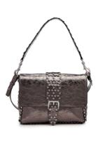 Red Valentino Red Valentino Embossed Leather Shoulder Bag