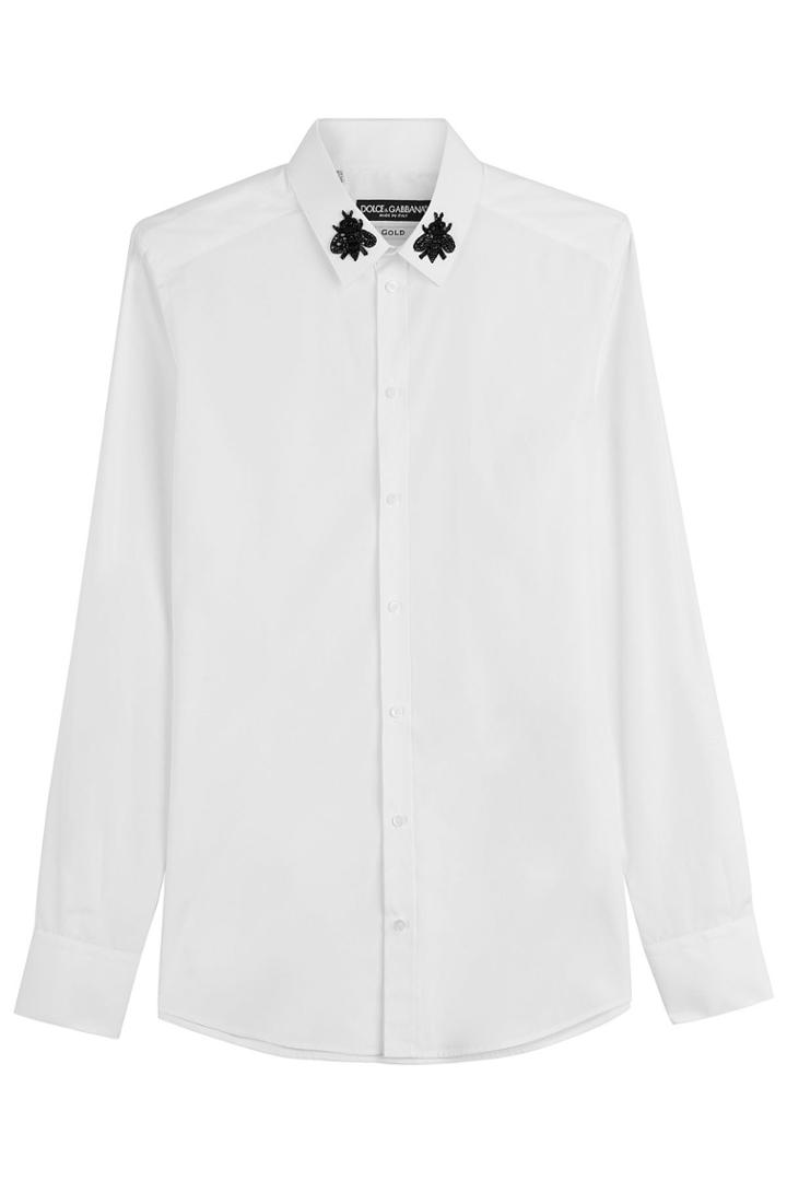 Dolce & Gabbana Dolce & Gabbana Cotton Shirt With Embellishment