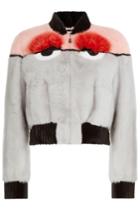 Fendi Fendi Bugs Jacket With Mink, Arctic Fox And Beaver Fur - Multicolor