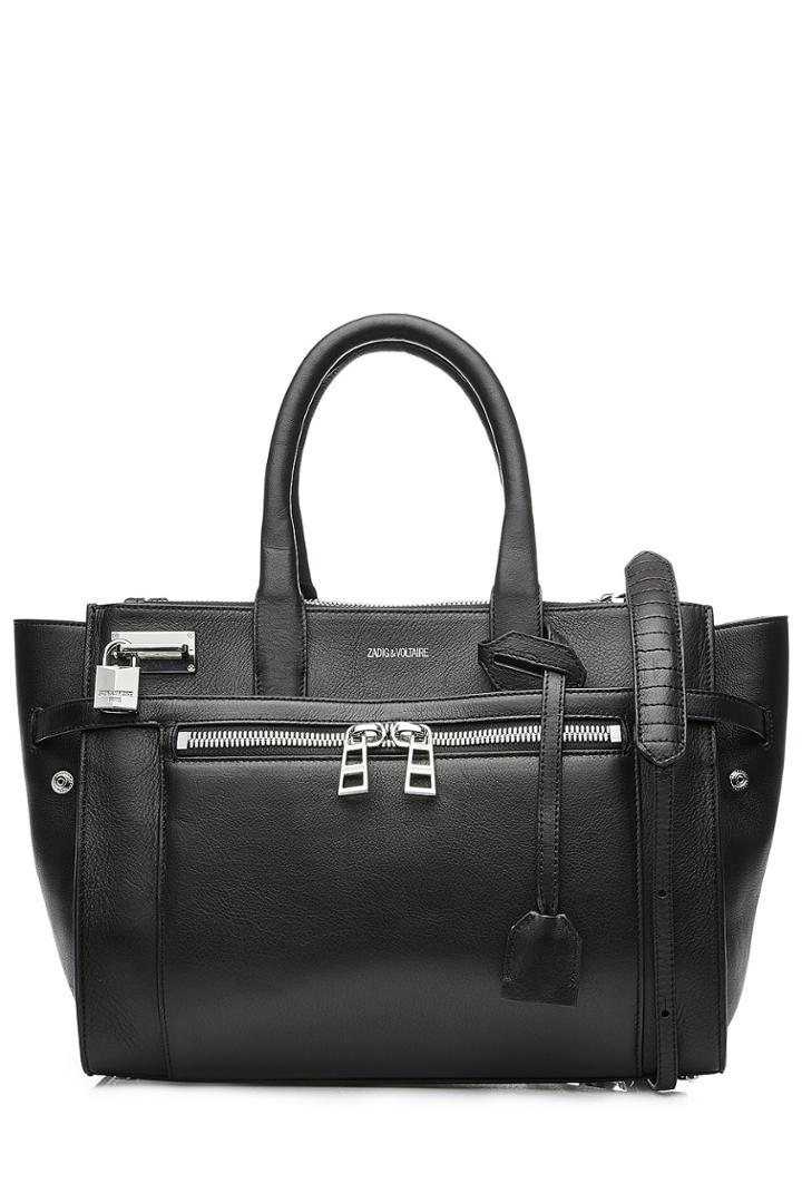 Zadig & Voltaire Zadig & Voltaire Leather Tote - Black