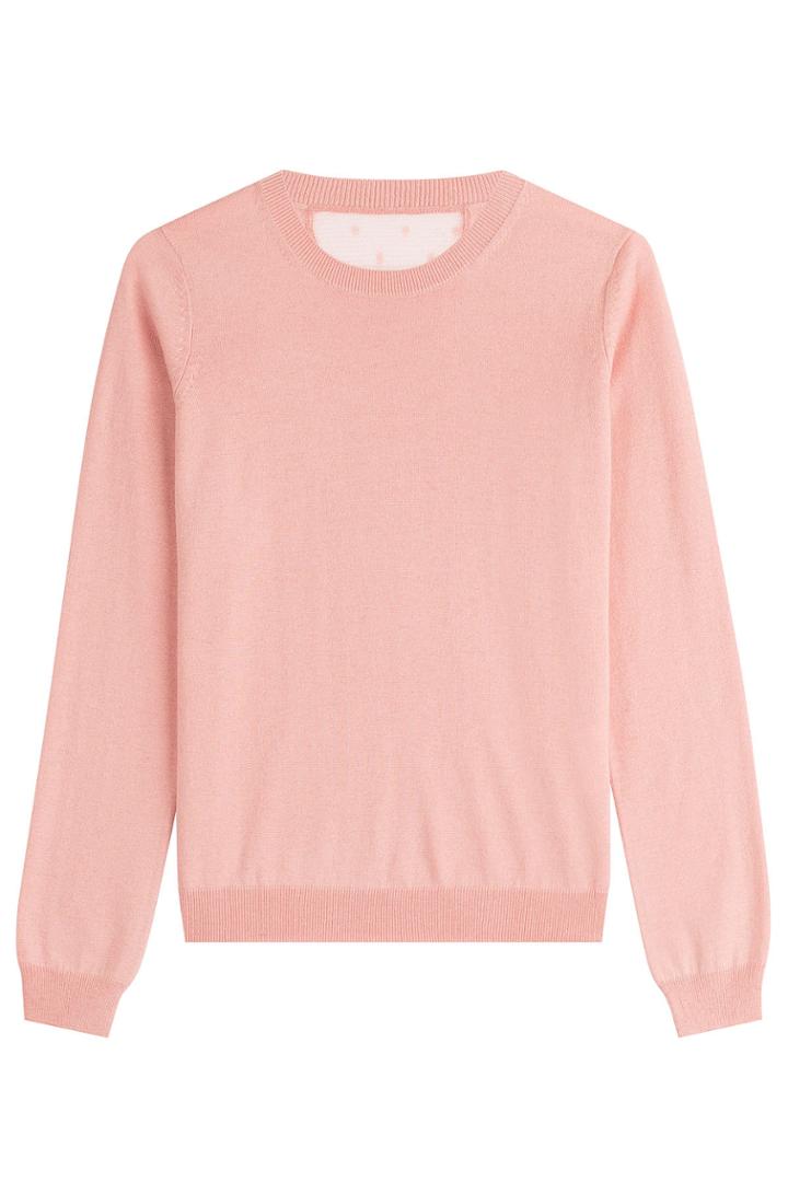R.e.d. Valentino R.e.d. Valentino Cashmere Pullover With Silk - Magenta