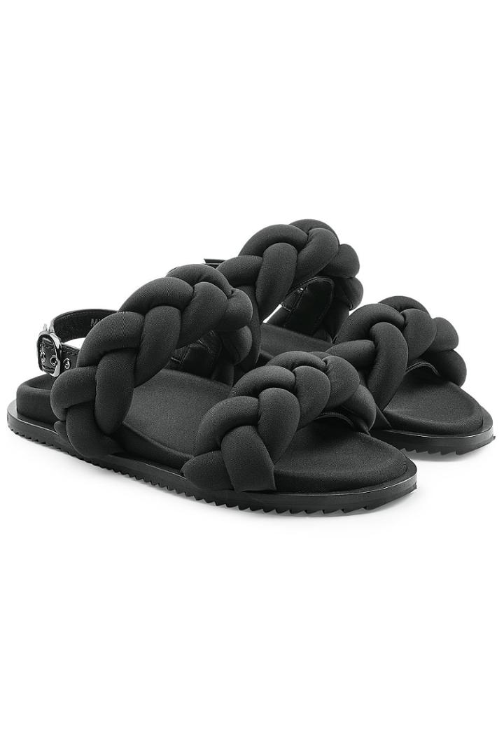 Marco De Vincenzo Marco De Vincenzo Braided Fabric Sandals