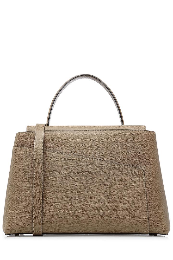 Valextra Valextra Leather Tote - Beige