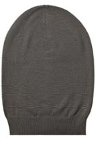Rick Owens Men Rick Owens Men Virgin Wool Hat - Grey