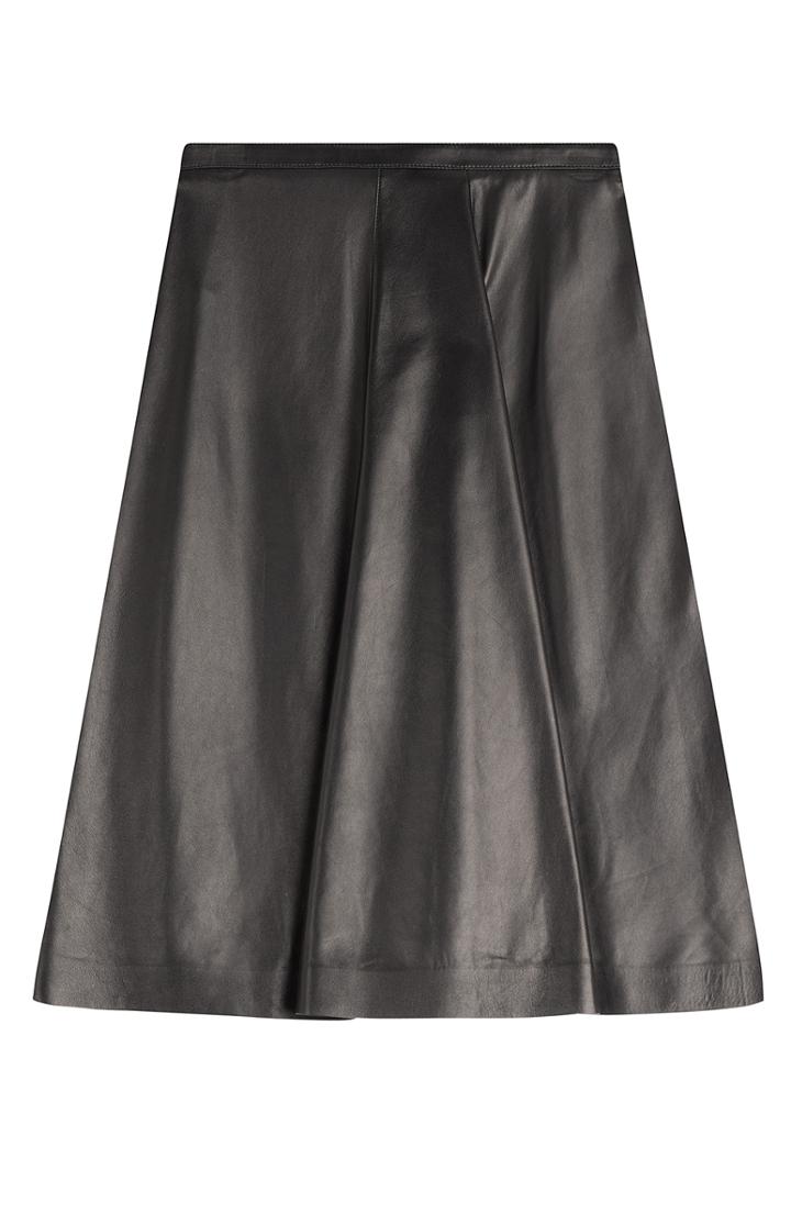 Burberry London Leather Skirt