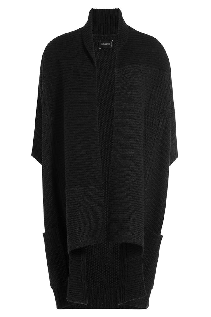 Zadig & Voltaire Zadig & Voltaire Oversize Cardigan With Alpaca And Wool - Black