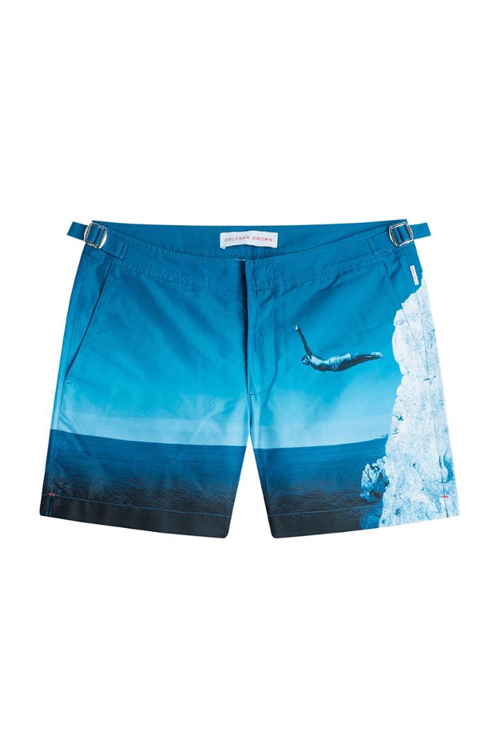 Orlebar Brown Orlebar Brown Setter Printed Slim Swim Shorts - Blue