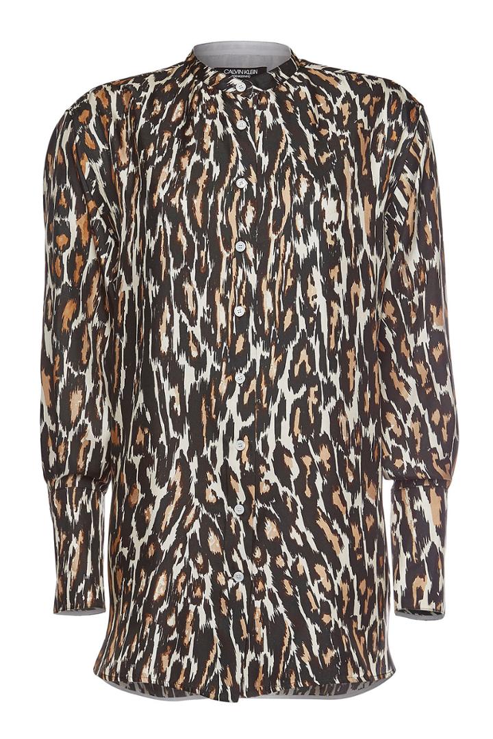 Calvin Klein 205w39nyc Calvin Klein 205w39nyc Printed Silk Blouse