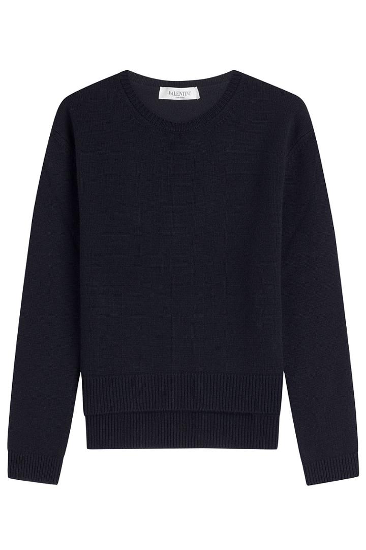 Valentino Valentino Cashmere Pullover With High Low Hem
