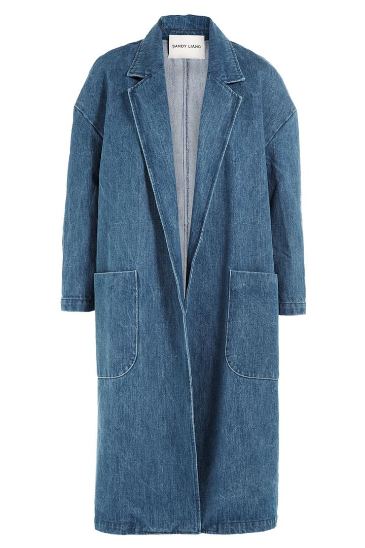 Sandy Liang Sandy Liang Denim Coat - Blue