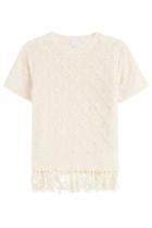 Lala Berlin Lala Berlin Knit Cotton Top With Fringe