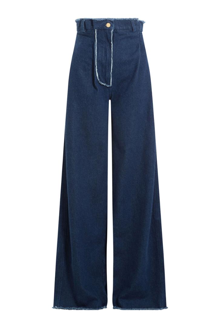 Natasha Zinko Natasha Zinko High Waisted Flared Jeans - Blue