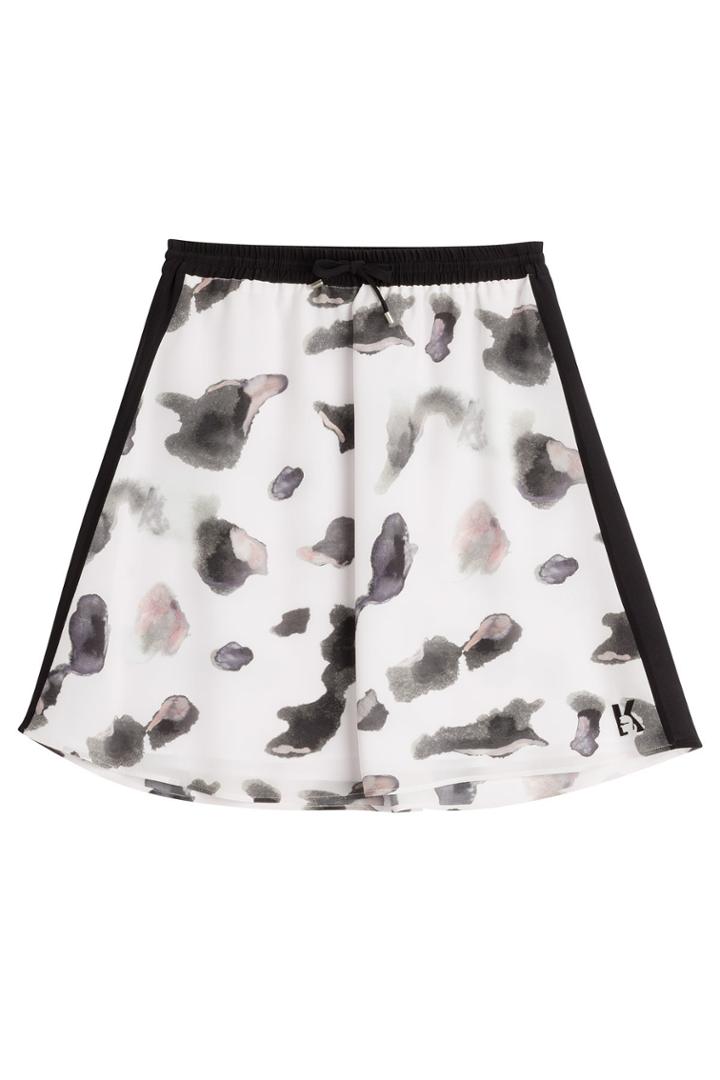 Karl Lagerfeld Karl Lagerfeld Printed Silk Skirt - None