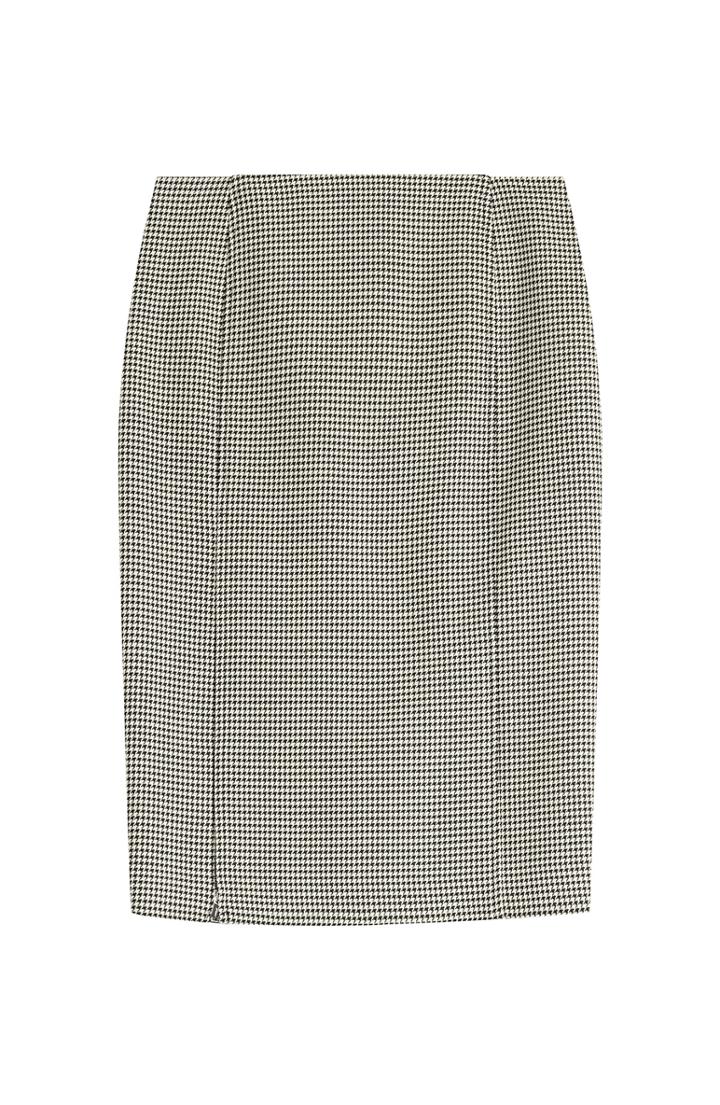 Ralph Lauren Black Label Printed Wool Pencil Skirt