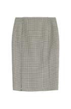 Ralph Lauren Black Label Printed Wool Pencil Skirt