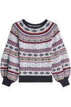 Alexander Mcqueen Alexander Mcqueen Jacquard Pullover In Silk, Wool And Cotton