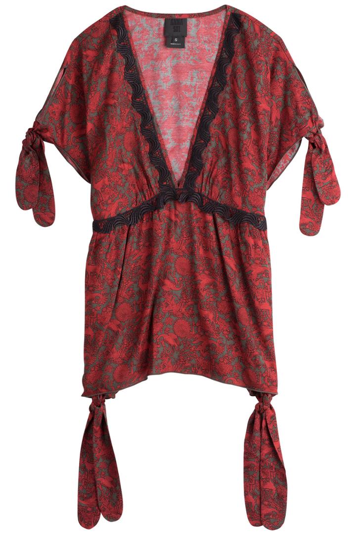 Anna Sui Anna Sui Printed Tunic Top