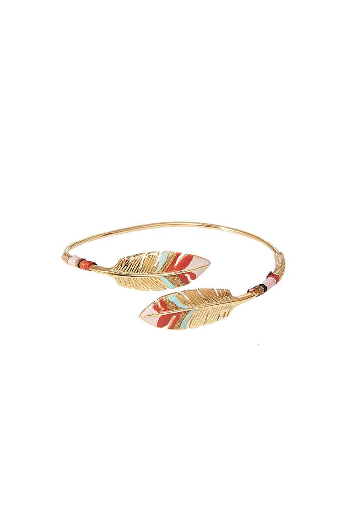 Gas Bijoux Gas Bijoux 24kt Gold-plated Duality Penna Bracelet