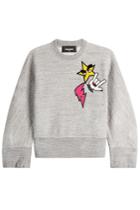 Dsquared2 Dsquared2 Cropped Cotton Sweatshirt - Grey