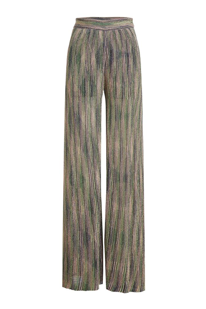 M Missoni M Missoni Wide Leg Pants With Metallic Thread