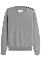 Maison Margiela Maison Margiela Distressed Wool Pullover With Buttons
