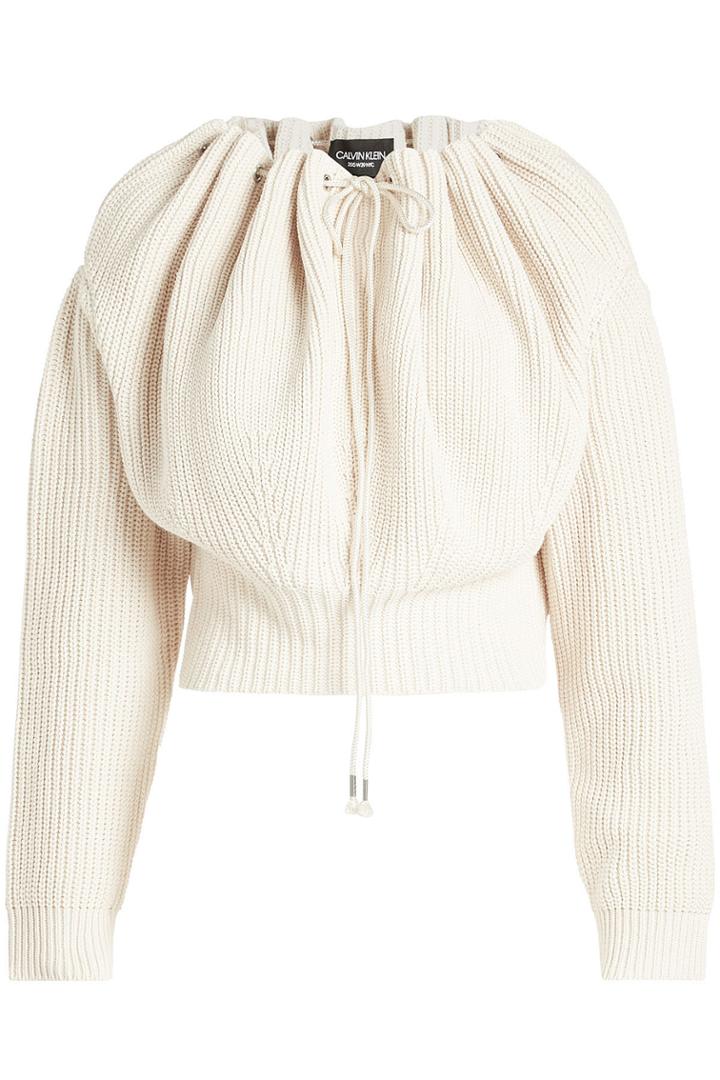 Calvin Klein 205w39nyc Calvin Klein 205w39nyc Off-shoulder Knit Pullover