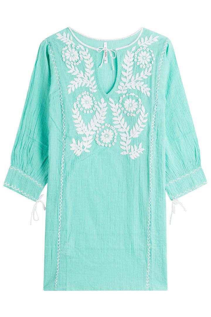 Florabella Florabella Embroidered Cotton Tunic - None