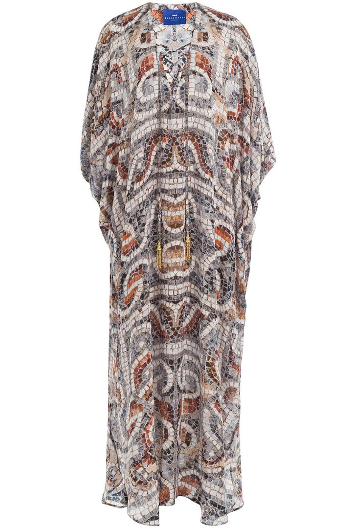 Elena Makri Elena Makri Printed Silk Maxi-length Tunic